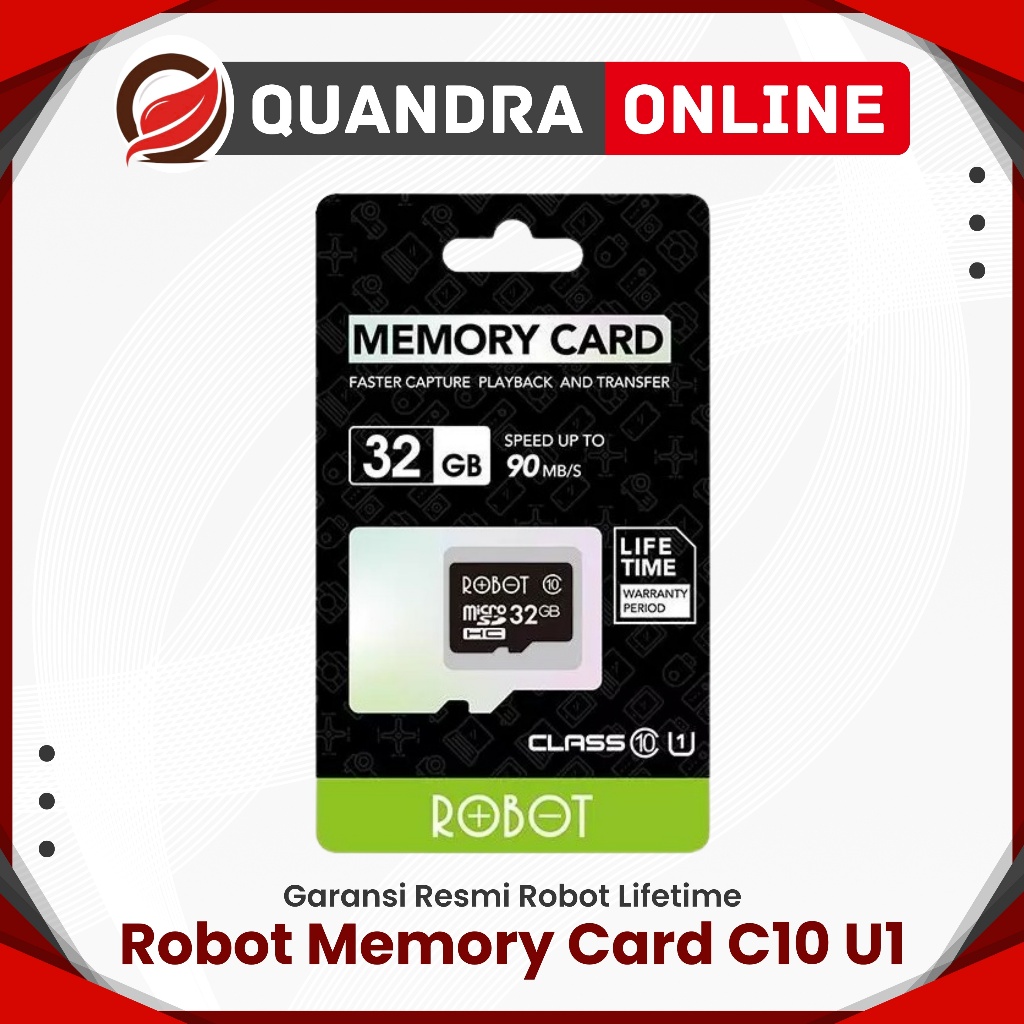 MEMORY CARD | ROBOT MicroSD 32GB Original Micro SD MMC Kartu Memory HP