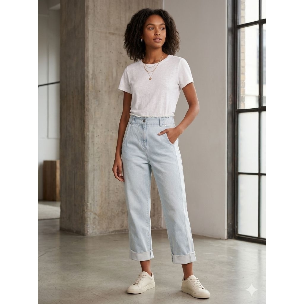 [PRELOVED]Bawahan/Celana denim highwaist wanita et cetera