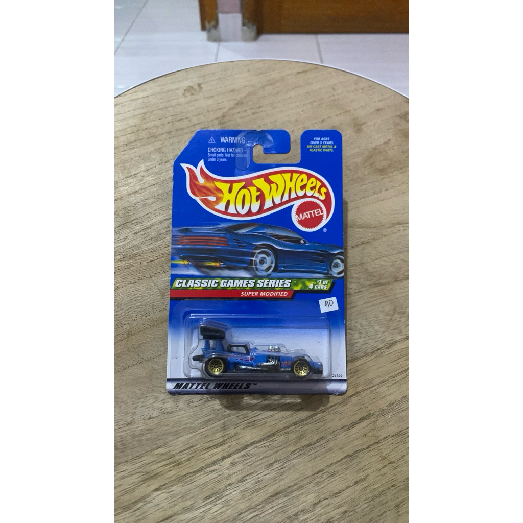 Hotwheels Classic Blue Card