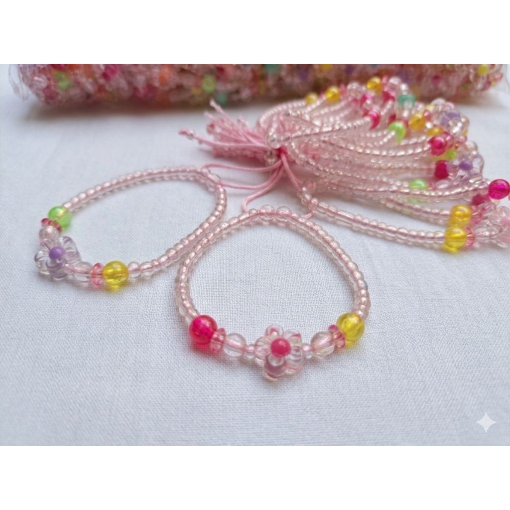 GELANG PASIR AB/GELANG ANAK  VARIAN KEMBANG /jely kelinci