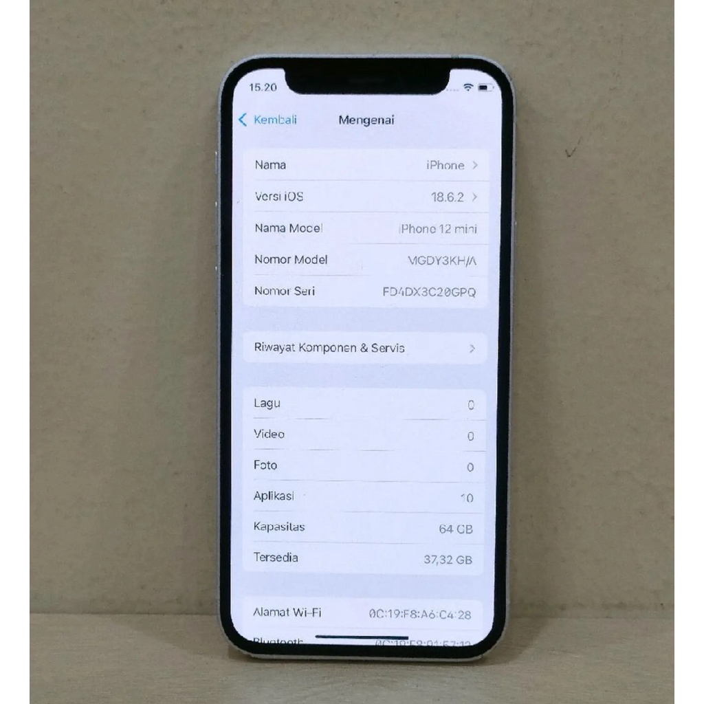 iPhone 12 Mini 64GB Second