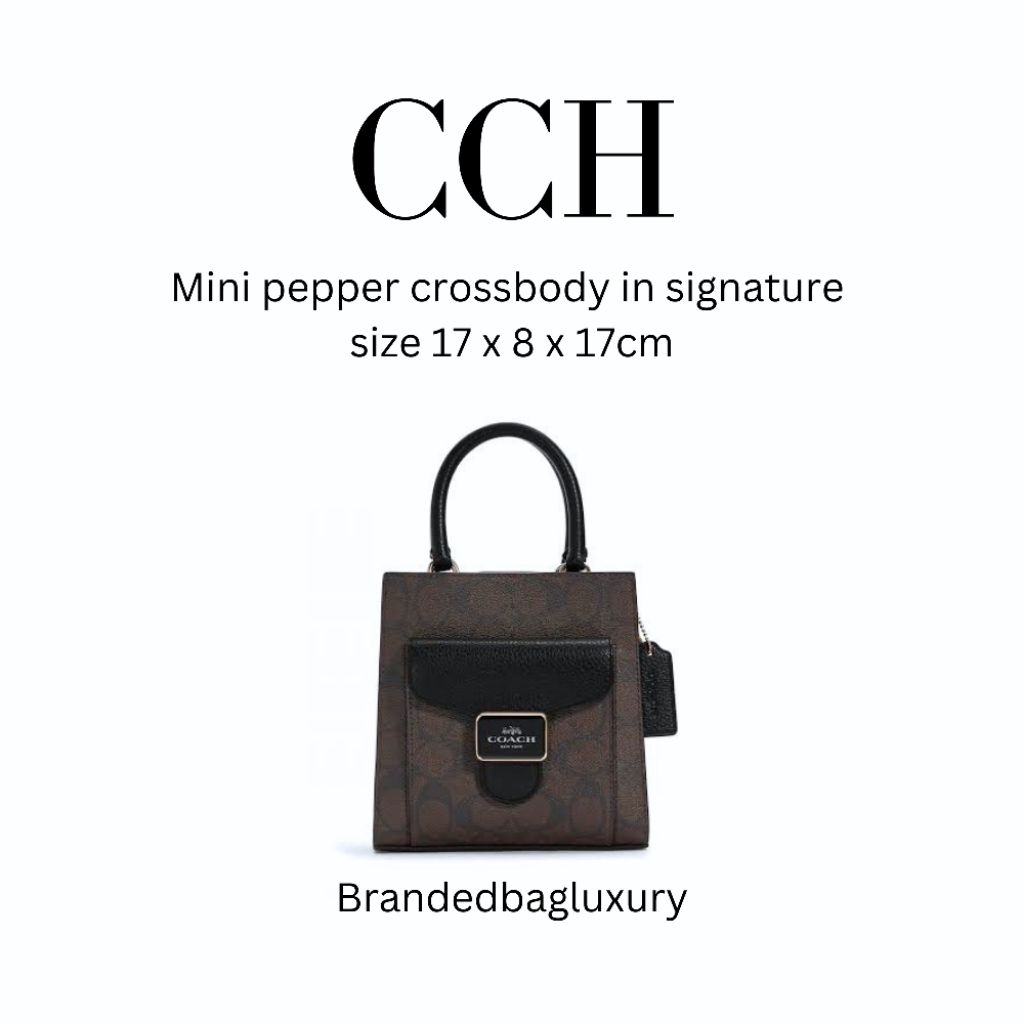 mini pepper crossbody bag in signature tas original