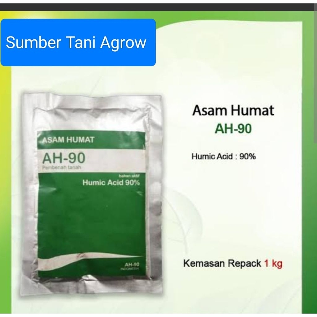 Asam Humat AH-90 1 kg - Asam Humate 90% untuk Pembenahan Tanah