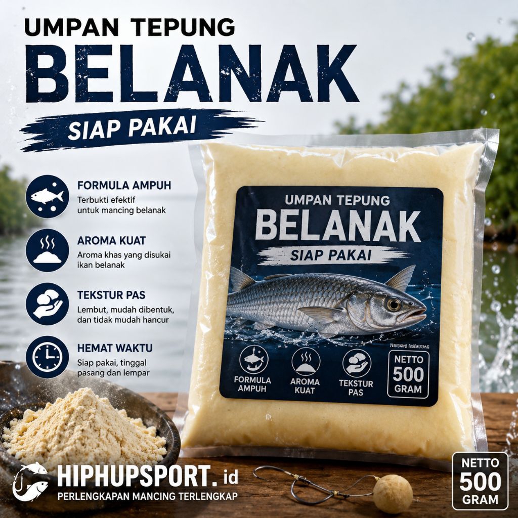 Umpan Mancing Ikan Belanak Siap Pakai Racikan Aroma Khusus