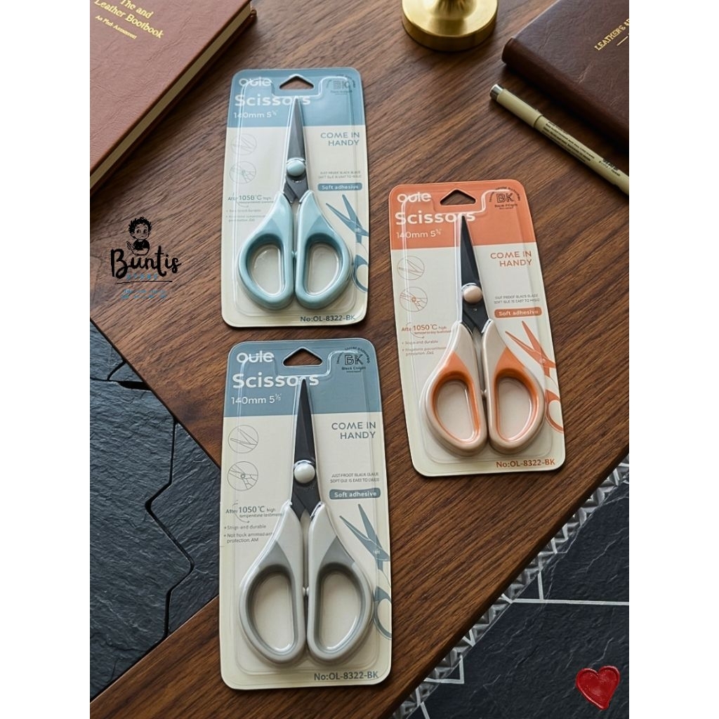 Gunting Oule pastel tajam cantik lucu
