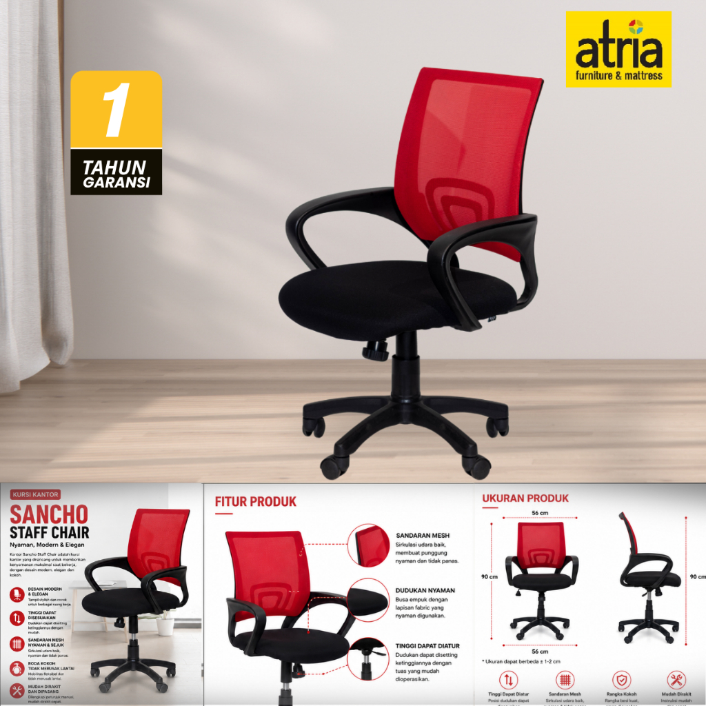 Atria Kursi Kantor Sancho Staff Chair