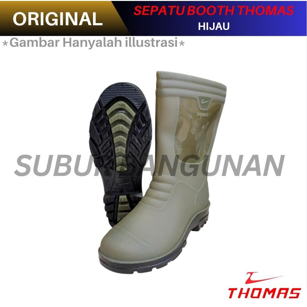 Sepatu boots karet merk Thomas /boots pendek