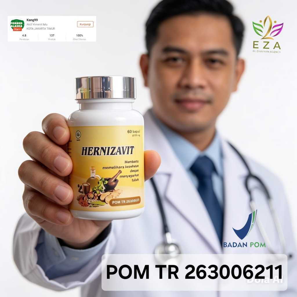 original herbal tradisional atasi HERNIA / TURUN BEROK |tonjolan benjolan pada tubuh |EZA HERNIZAVIT