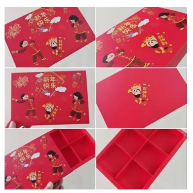 Box Kue Kotak Packaging Hampers Sekat