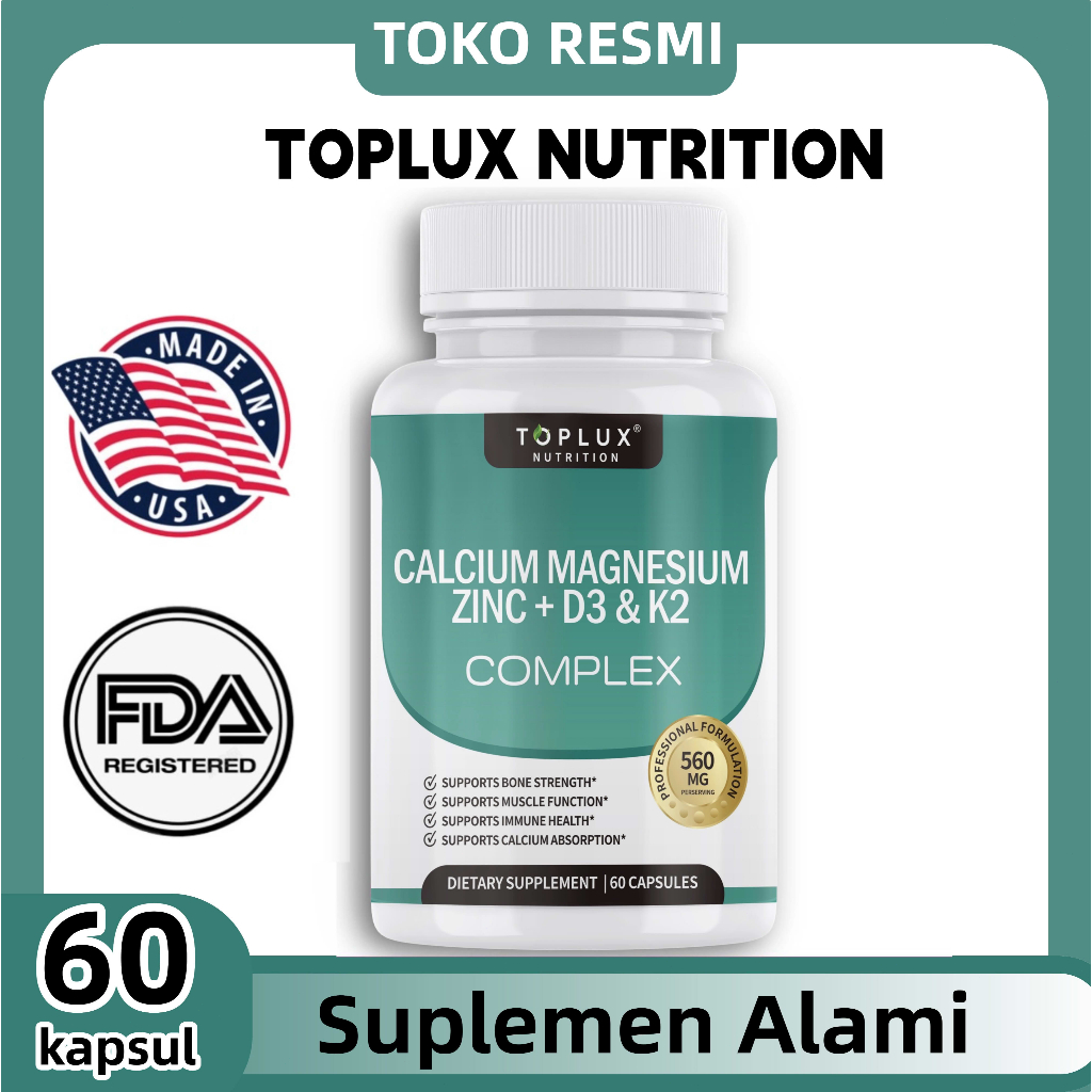 Calcium 300mg Magnesium 150mgZinc 10mg Vitamin D3 & K2