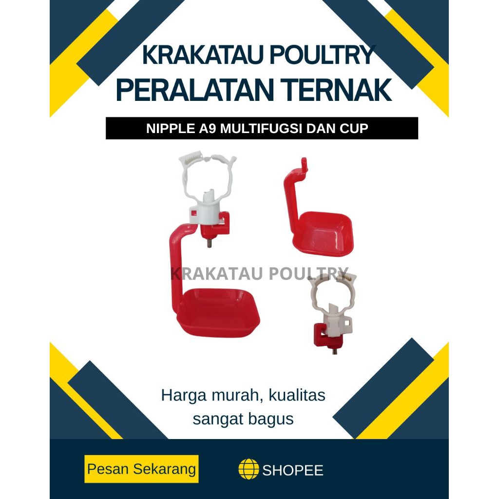 NIPPLE MULTIFUNGSI - NIPPLE AYAM PETELUR / NIPPLE AYAM BROILER