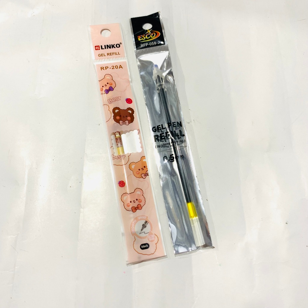Isi Ulang Pulpen Gel 0.mm/Refill Pena Tinta Hitam Gel/Isi Ulang Pena Gel