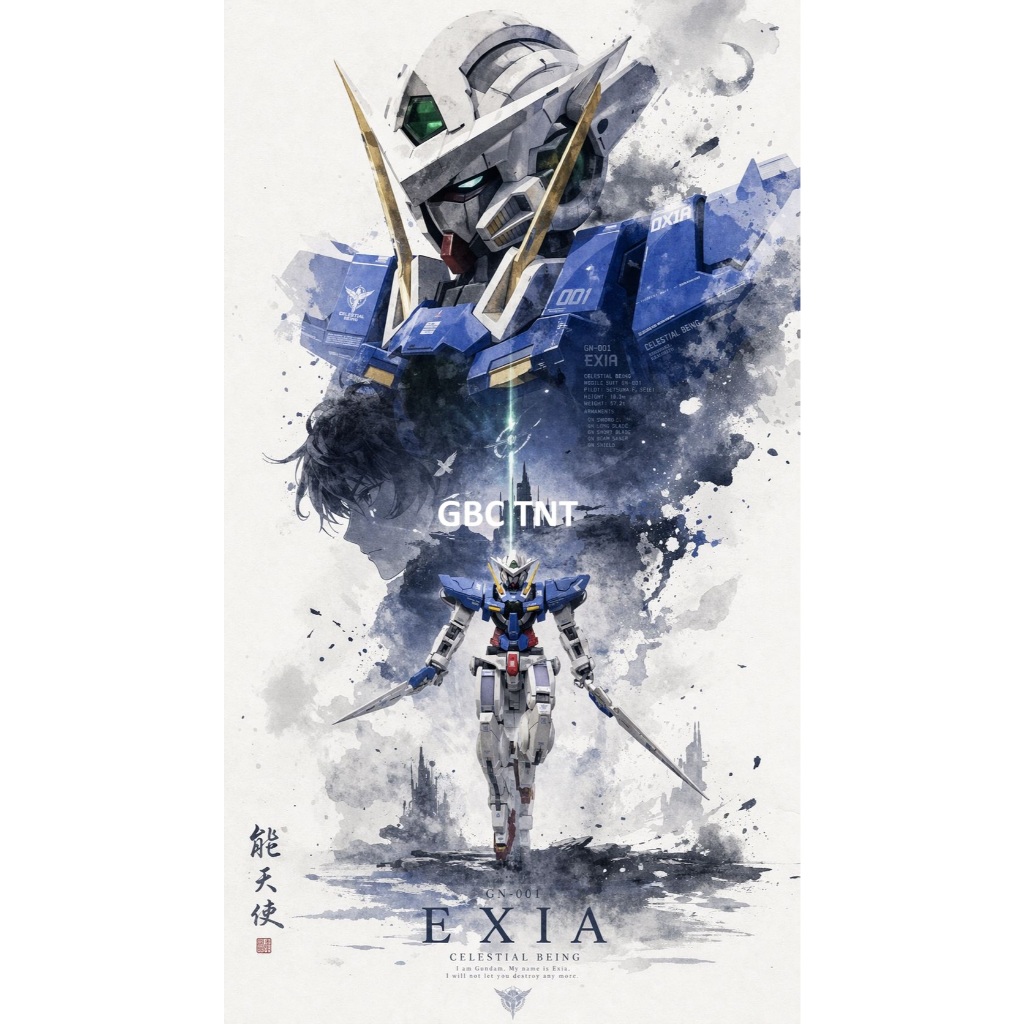 GBC Workshop HG 1/144 Exia (MB TNT Ver.) Set Edition Model Kit standbase wsd
