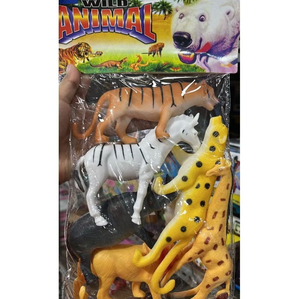 Mainan Anak Hewan Wild Animal Isi 6