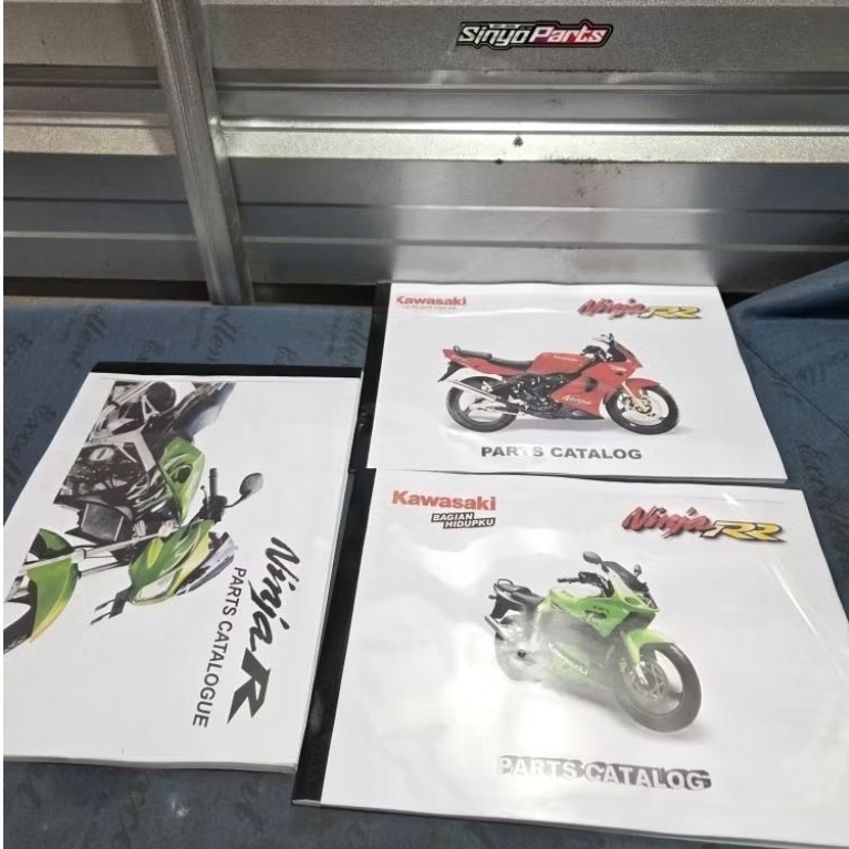 Buku part katalog Ninja RR OLD SE , R barong , RR CBu ( Fotocopy)