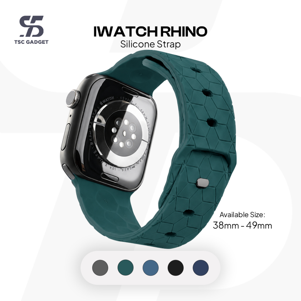 TSC iWatch Rhino Silicone Strap | Apple watch Strap Rhino Silicone Strap