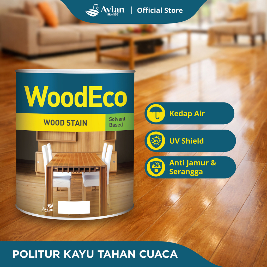Wood-Eco Woodstain (Solvent Based) - 0,9L