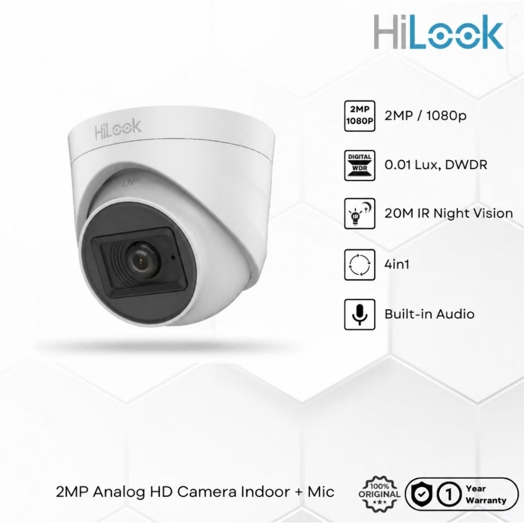 CCTV INDOOR 2MP - HILOOK