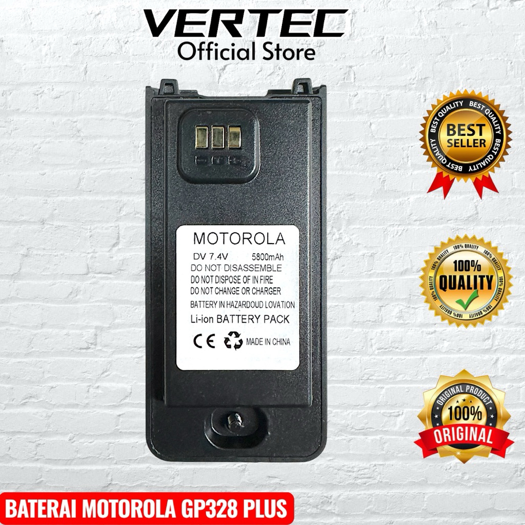 Baterai HT MOTOROLA GP328Plus Li-ion 5000mAh GP 328Plus GP328 Plus