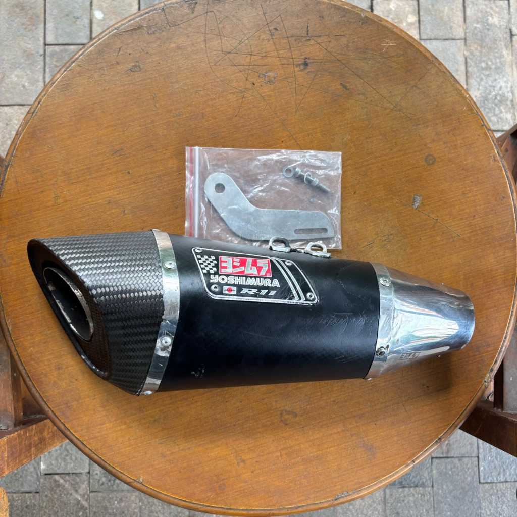 knalpot yoshimura r11 carbon original japan