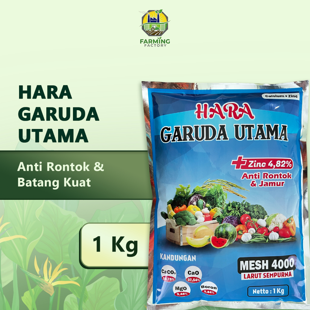 [PROMO] Hara Garuda Mesh 4000 1KG - Calbor Fertilizer - Anti Rontok Dan Jamur - ORIGINAL