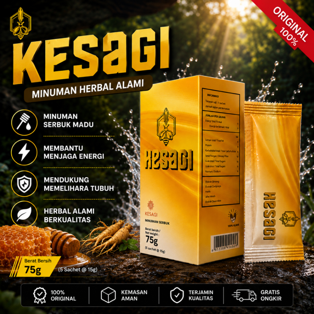 MADU KESAGI Asli Minuman Herbal Suplemen Madu Kesehatan