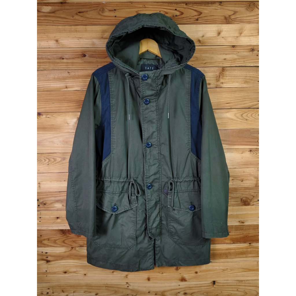 TATE CANVAS PARKA JACKET SIZE L, LD 114