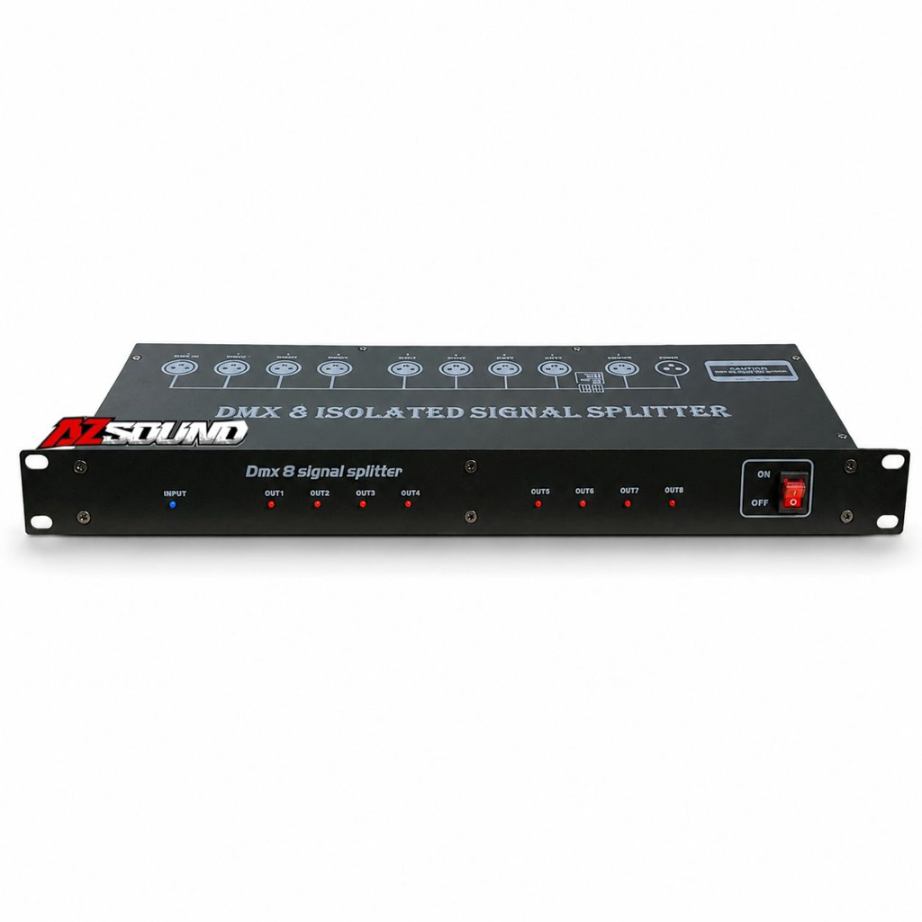 Splitter DMX Lighting 8 Channel - Spliter DMX 8 Chanel Lighting