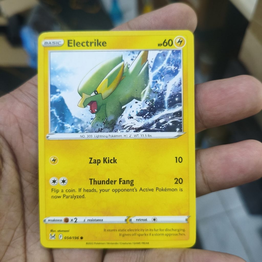 electrike tcg pokemon / kartu pokemon