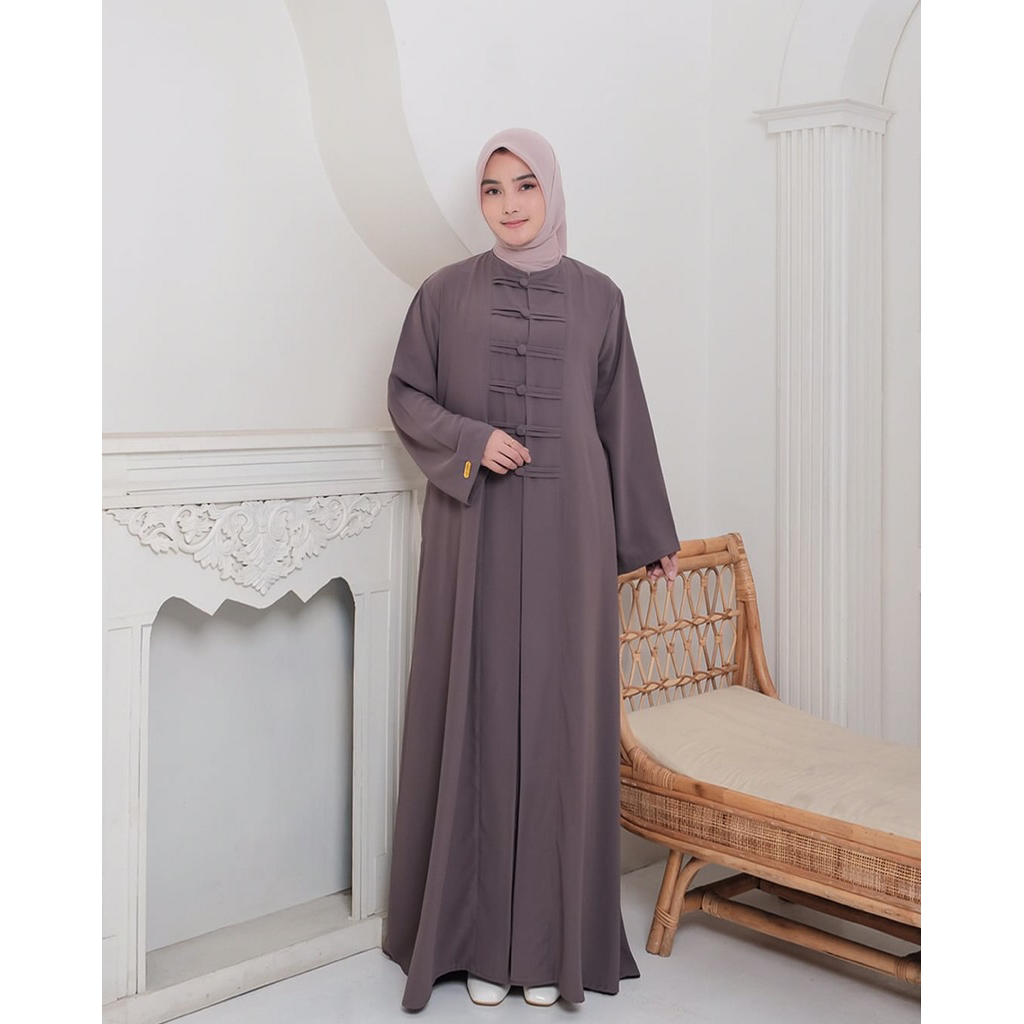 AMANDA DRESS BY ZR FASHION MATERIAL MARBELA CANTIK KEKINIAN GAMIS WANITA FASHION HIJAB STYLE ALA CHE