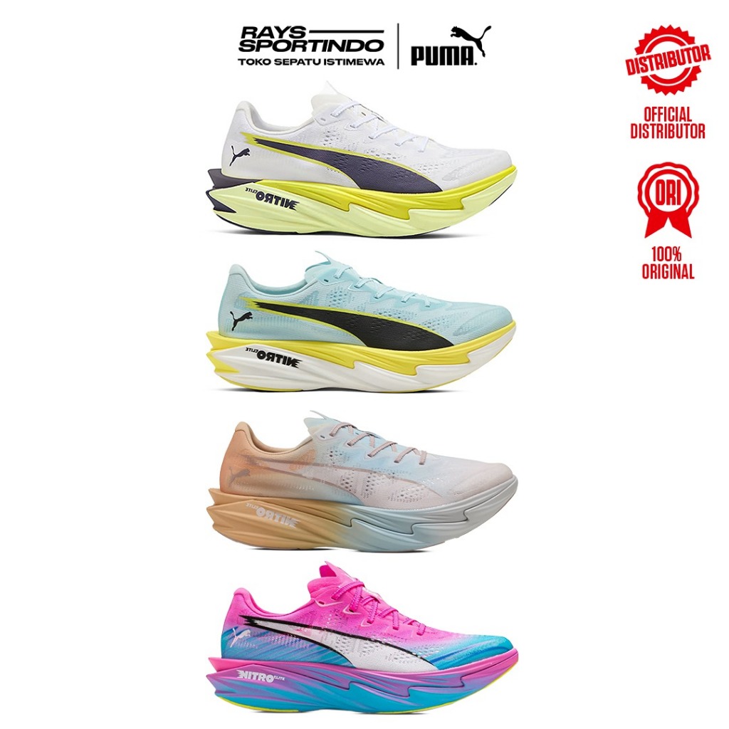 SEPATU RUNNING PUMA DEVIATE NITRO ELITE 4 ORIGINAL SEPATU RACE PROFESIONAL