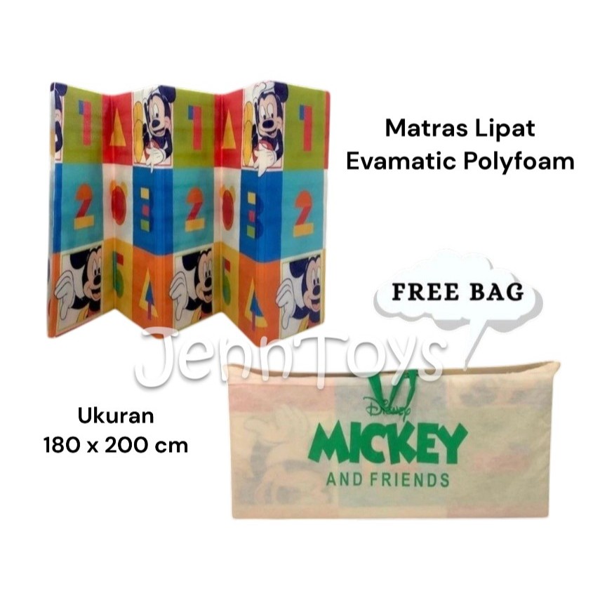 Karpet Matras Lipat Evamatic | Matras Lipat Evamatic Polyfoam Disney 180x200 | Playmats Lipat Polyfo