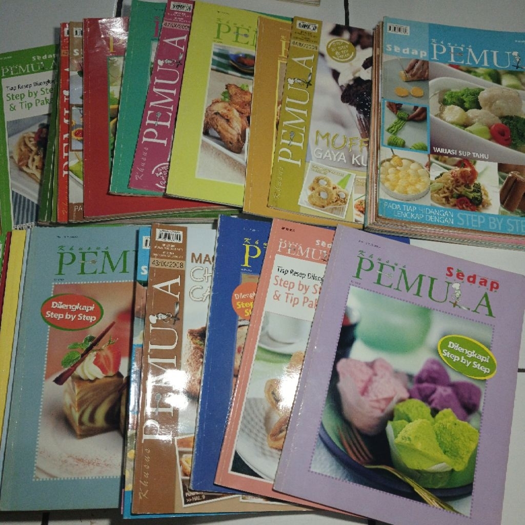 MAJALAH SEDAP PEMULA SERI RESEP MASAKAN dilengkapi Step By Step