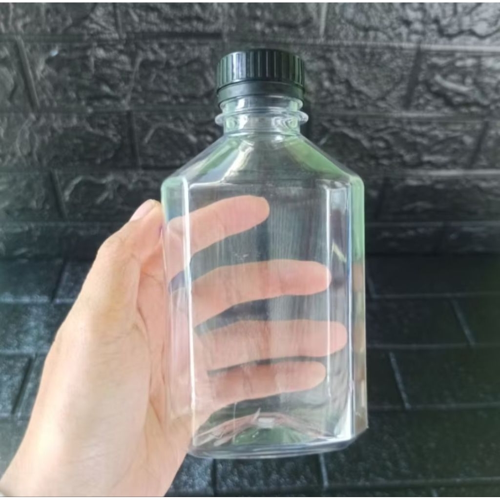 BOTOL PLASTIK GEPENG CIU (250ml) botol plastik