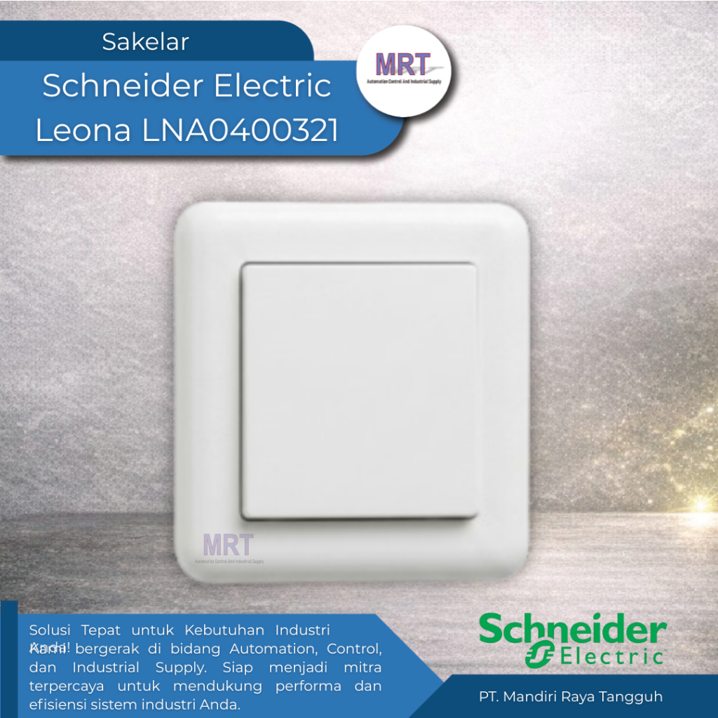 Saklar Schneider Leona LNA0400321 1 Gang 2 Arah | Saklar Hotel Schneider