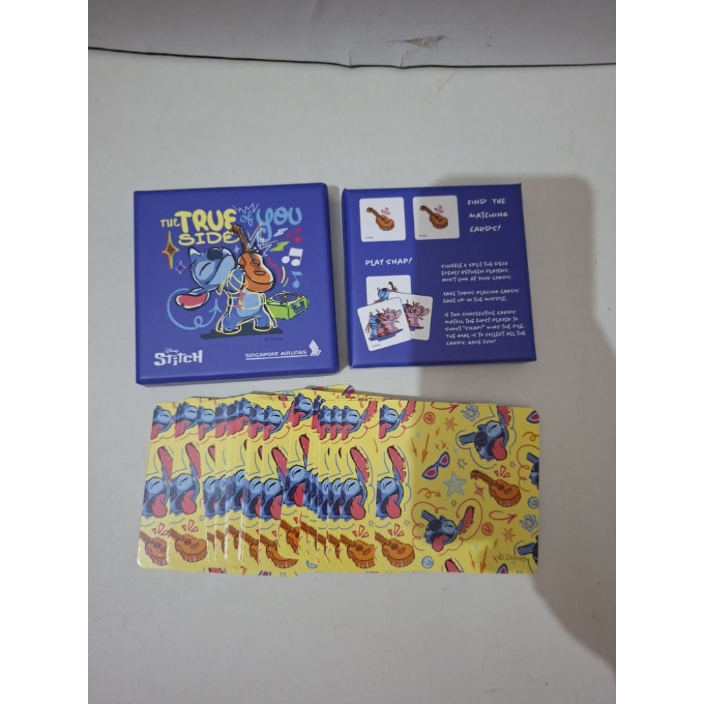 LIMITED EDITION: Game Card Disney Stitch, Singapore Airlines (28 kartu)