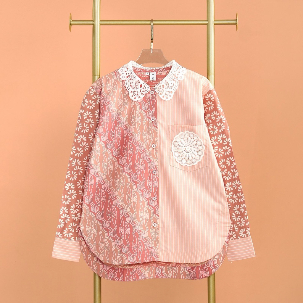 Batik Wanita "PENTY" Dusty Pink