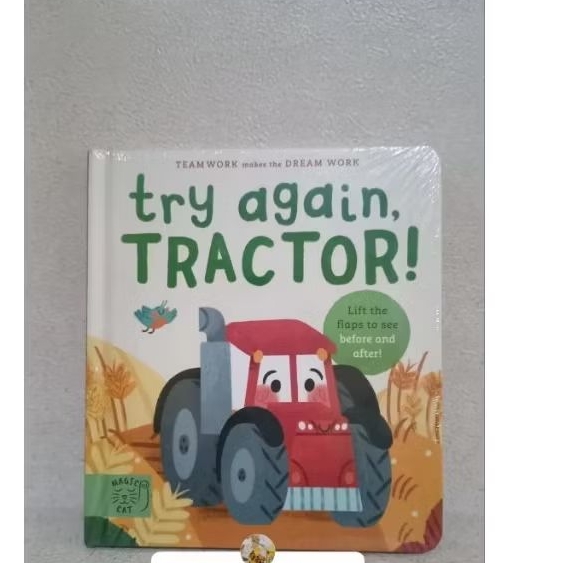 Magic Cat try again tractor - buku cerita bahasa inggris