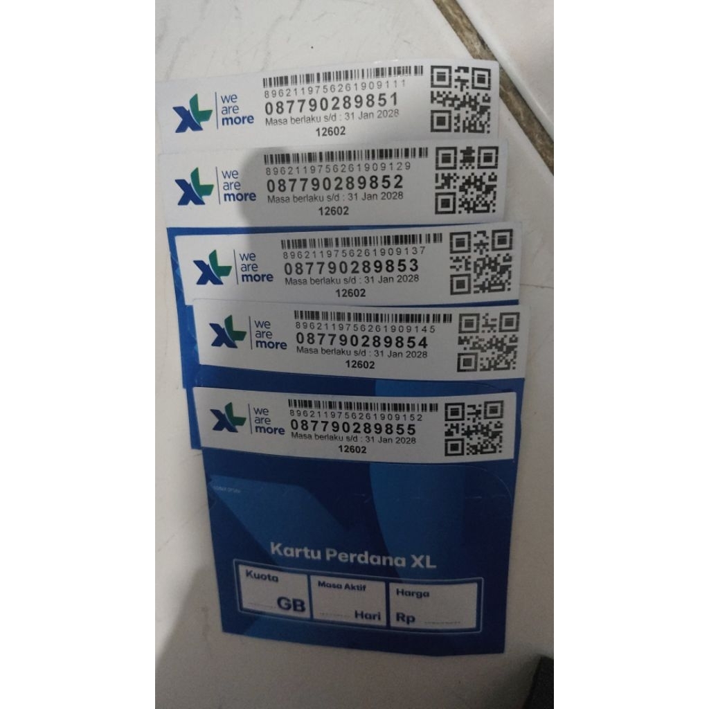 Kartu Perdana XL 10GB Kuota Nasional 30 Hari