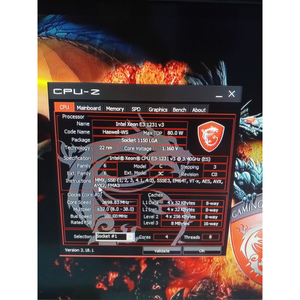 paket Mobo MSI Z87-G45 GAMING