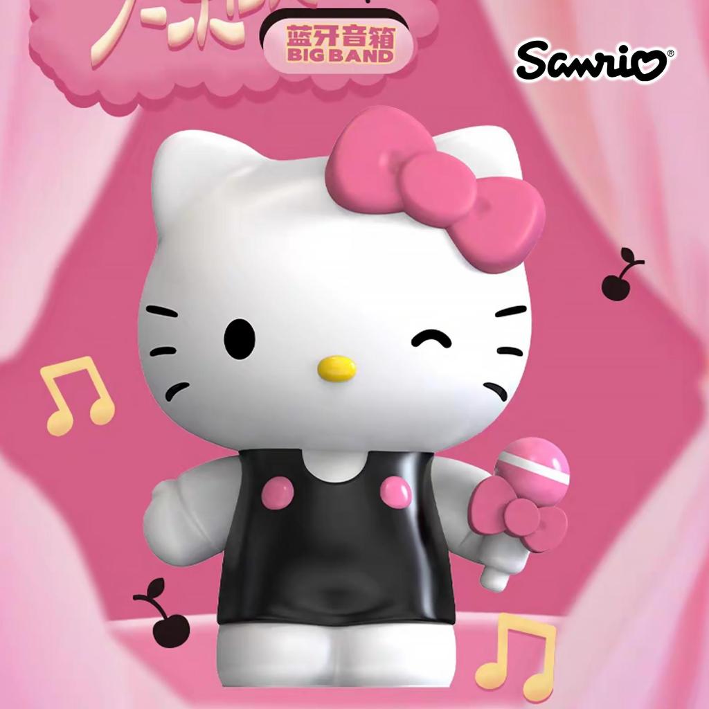 Speaker Hello Kitty Big Band Bluetooth Speaker Original Sanrio Portable Rechargeable Music Karaoke M