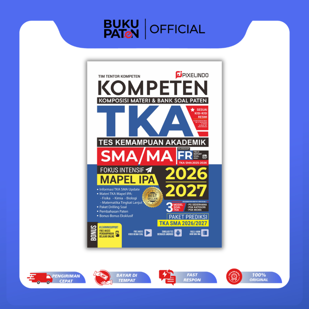 BUKU PATEN Buku Kompeten TKA IPA SMA/MA Tahun 2026/2027