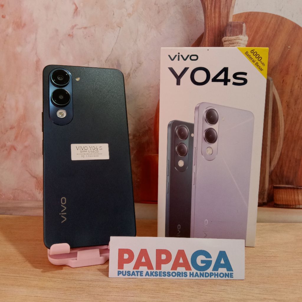 VIVO Y04S RAM 4/64 ORIGINAL FULLSET HP SECOND