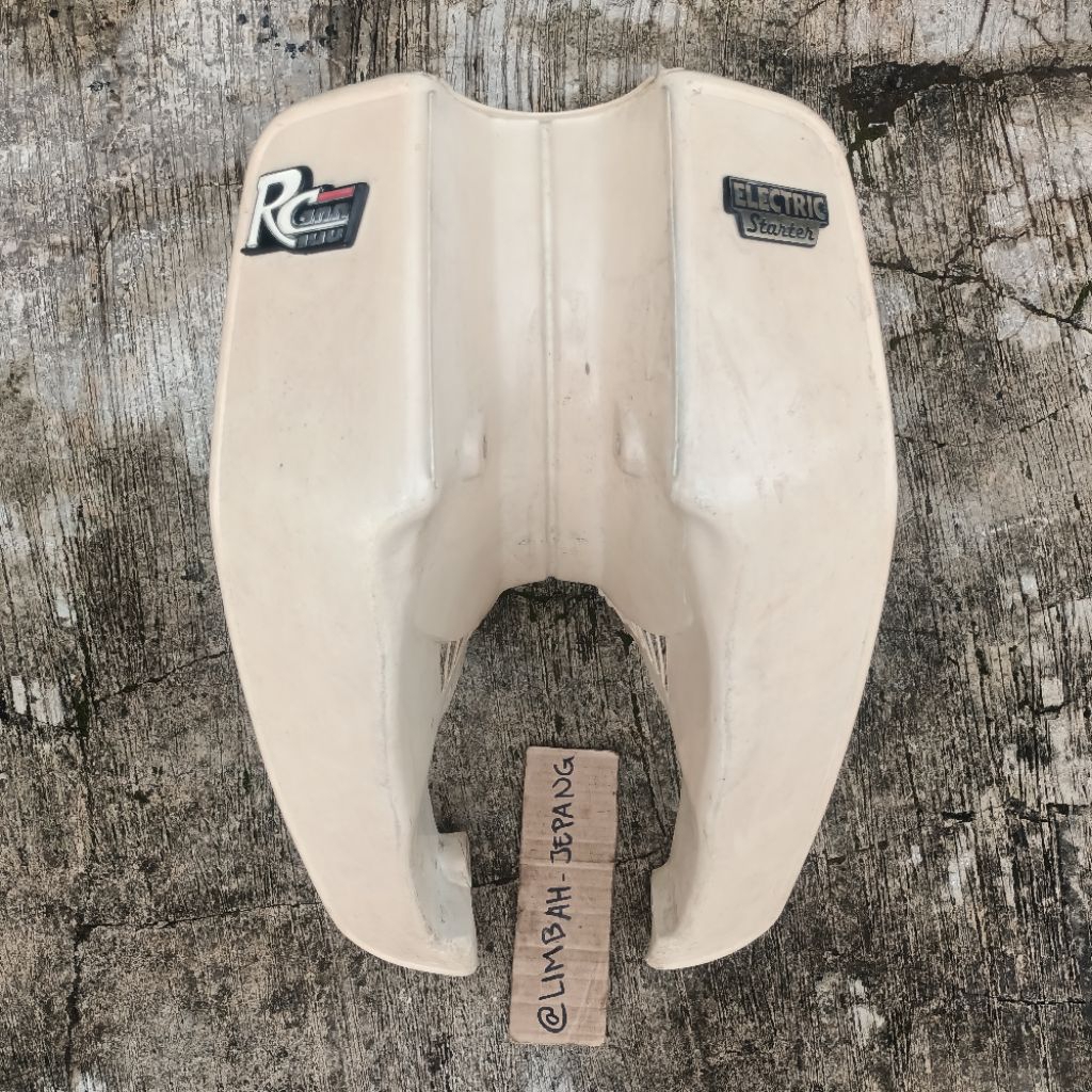 dek sayap tebeng putih original second suzuki rc 100 bravo original second