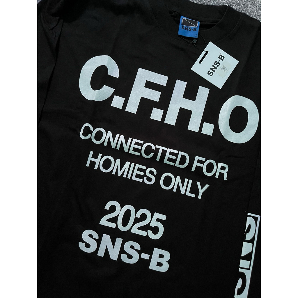LONGSLEEVE CFHO BLACK WHITE