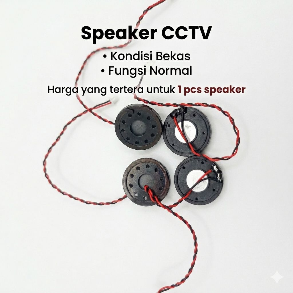 Speaker CCTV Bekas Normal Original Sparepart Kamera CCTV
