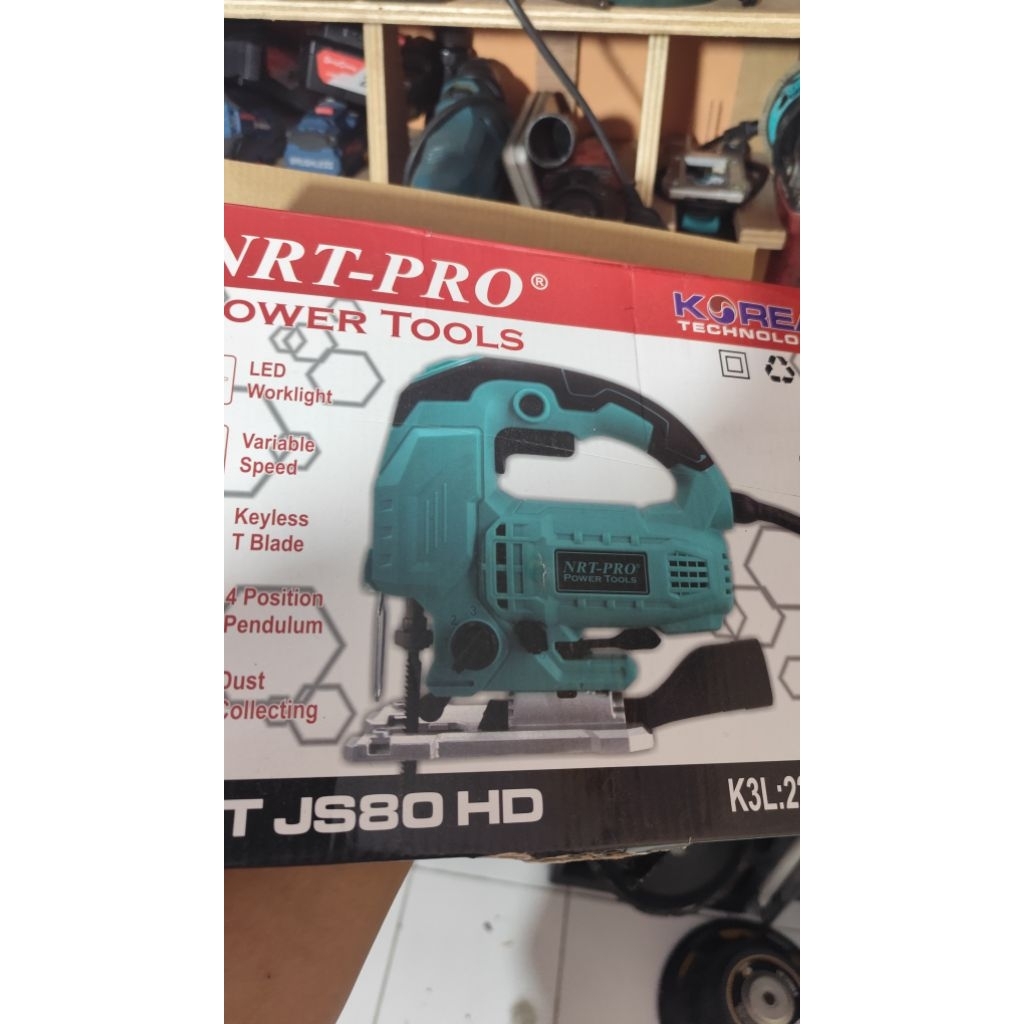 NRT PRO JS80 HD Mesin Jigsaw +Speed JS80HD JS 80 HD Gergaji Listrik