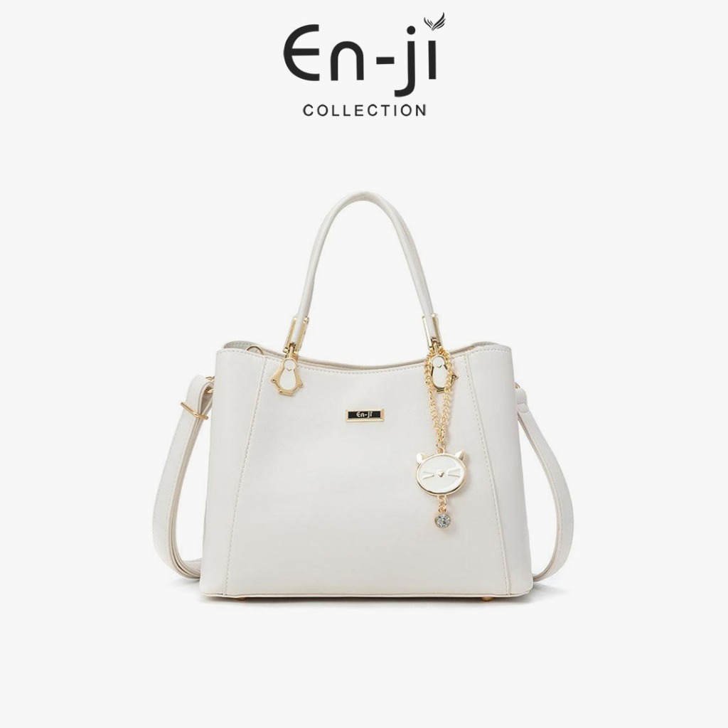 En-ji Hyoju Handbag - Ivory