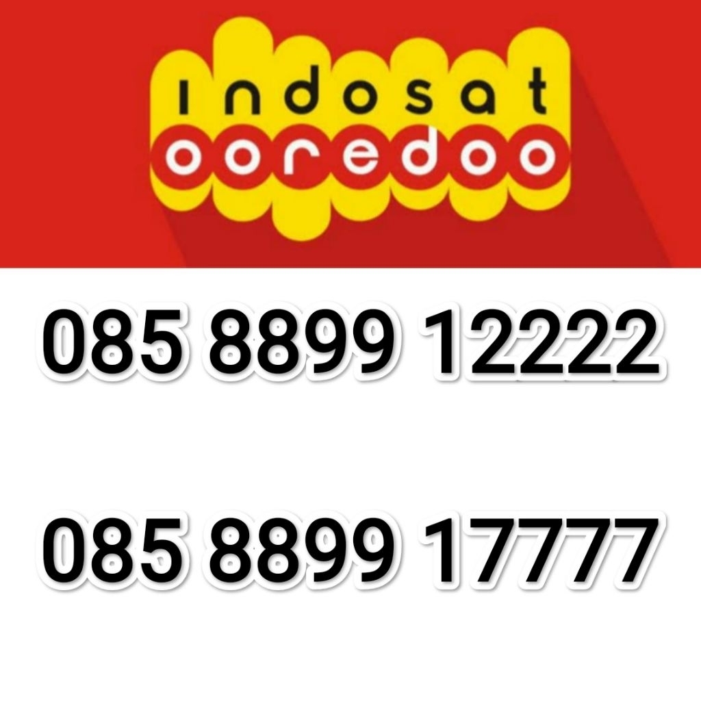 Kartu Perdana Indosat Prabayar Nomor Cantik Indosat 12 Digit Kartu Perdana Reguler Prabayar kembar 2