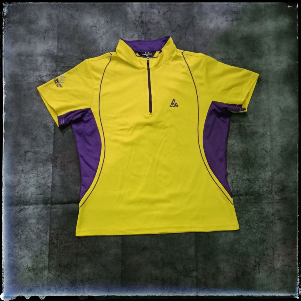 Kaos cewek outdoor baselayer jersey half zipper - Ssamzie Sport - Size M